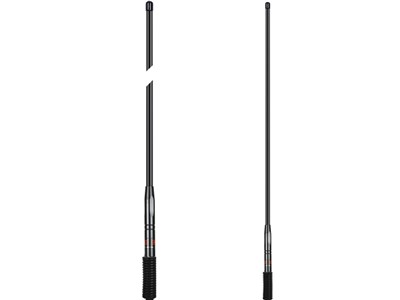 AE 1200MM BLACK FIBREGLASS ANTENNA WITH EMBEDDED COAX CABLE