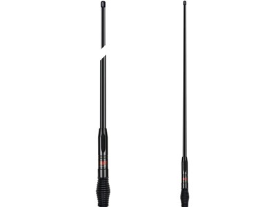 UNSPECIFIED MANUFACTURER (AE4700 SERIES) 1200MM BLACK FIBREGLASS UHF ANTENNA WITH INTEGRATED COAX