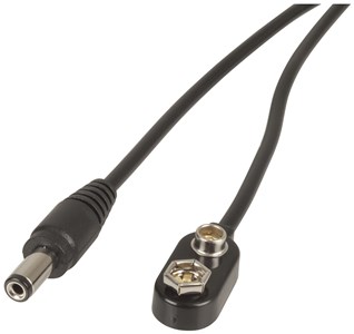 GENERIC/COMPONENT SUPPLIER 2.1MM DC POWER SNAP CONNECTOR - CENTRE POSITIVE BATTERY LEAD