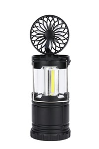 GENERIC 2-IN-1 COLLAPSIBLE LED LANTERN & FAN FOR CAMPING