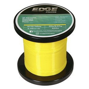 UNSPECIFIED MANUFACTURER SMOOTH CASTING HI-VIS YELLOW MONOFILAMENT FISHING LINE 20LB