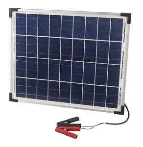 UNSPECIFIED MANUFACTURER 20W SOLAR PANEL FOR TRICKLE CHARGING & SMALL PROJECTS