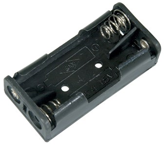GENERIC COMPONENT 2X AAA BATTERY HOLDER WITH PCB PINS FOR DIY ELECTRONICS