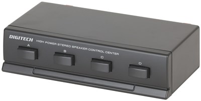 GENERIC MANUFACTURER 4-SPEAKER SELECTOR SWITCH FOR HOME THEATRE AUDIO SYSTEMS