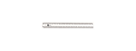 DURABLE 40CM PLASTIC METRIC RULER FOR OFFICE & SCHOOL
