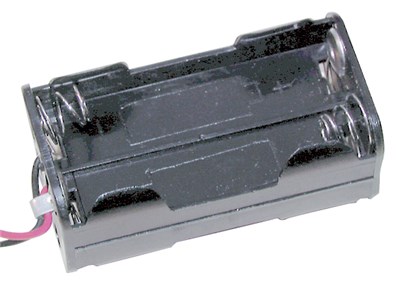 GENERIC COMPONENT 4XAA BATTERY HOLDER WITH LEADS - HIGH GRADE PLASTIC