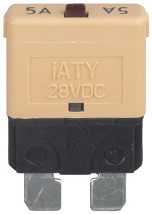 GENERIC/STANDARD COMPONENT 5 AMP MANUAL RESET STANDARD BLADE CIRCUIT BREAKER