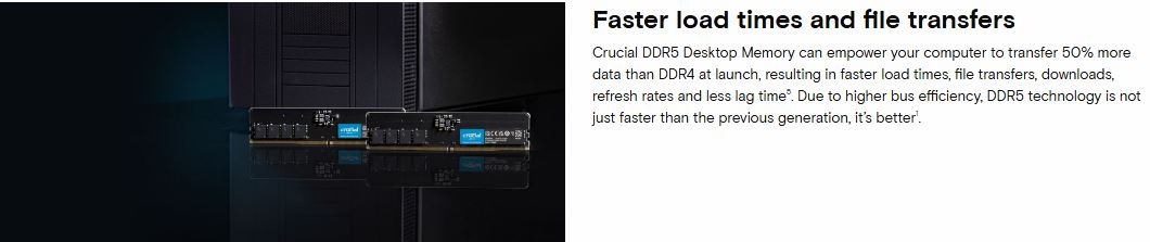 MICRON (CRUCIAL) CRUCIAL 64GB DDR5 5600MHZ LAPTOP RAM UPGRADE FOR SPEED