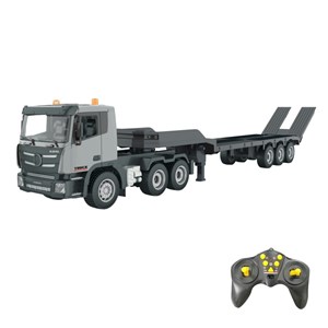 UNSPECIFIED MANUFACTURER 9-CHANNEL RC 1:18 ALLOY FLATBED TRAILER FOR REMOTE FUN