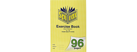 SPIRAX EDUCATION A4 96 PAGE 10MM GRID EXERCISE BOOK - GREEN COVER