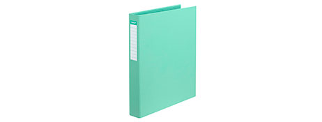 COLOURHIDE A4 BISCAY GREEN RING BINDER FOR ORGANISATION