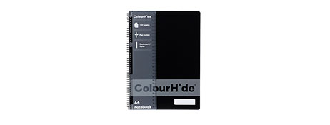 GENERIC STATIONERY A4 SPIRAL NOTEBOOK WITH 120 PERFORATED PAGES & RULER
