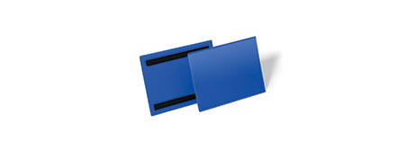 DURAPRINT (IMPLIED FROM TEMPLATE LINK) MAGNETIC DOCUMENT POUCHES A5 DARK BLUE - PACK OF 50