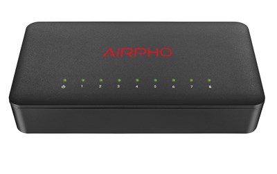 AIRPHO 8-PORT 10/100MBPS ETHERNET SWITCH FOR NETWORK EXPANSION