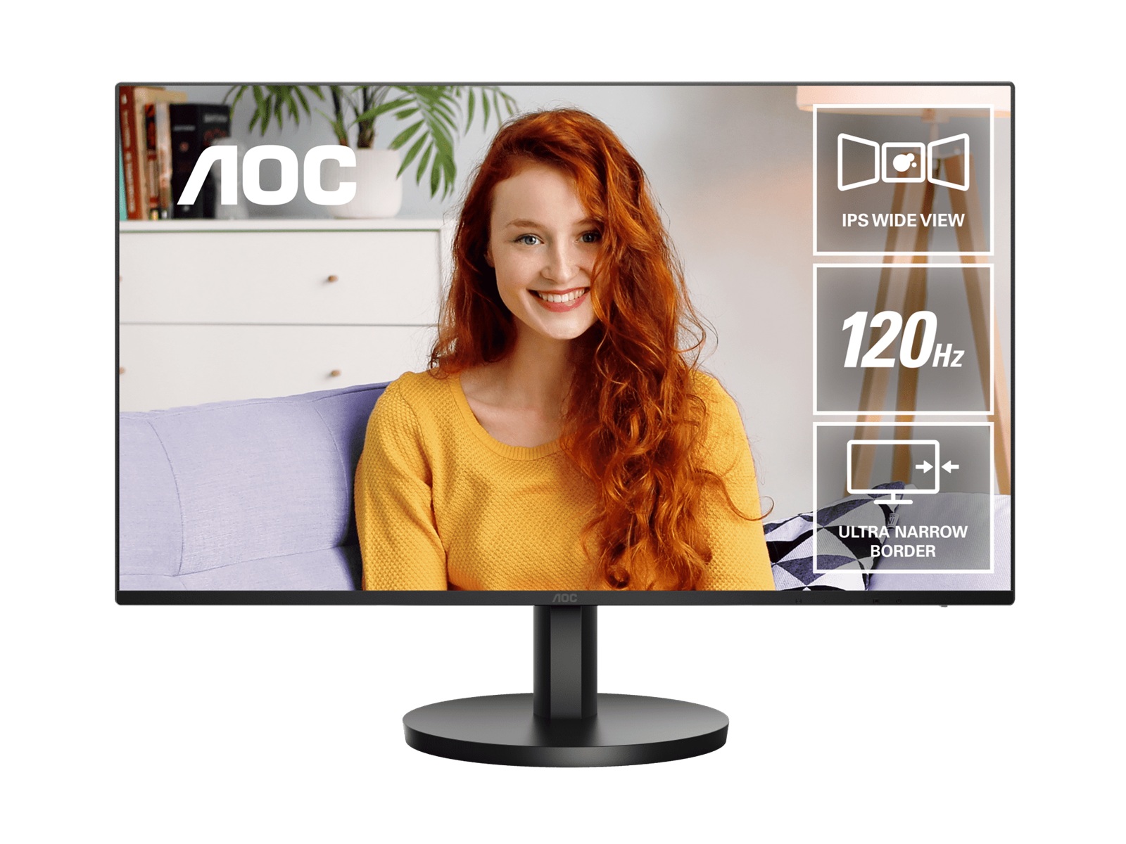 AOC 24B3HA3 23.8" FHD IPS MONITOR FOR HOME & OFFICE