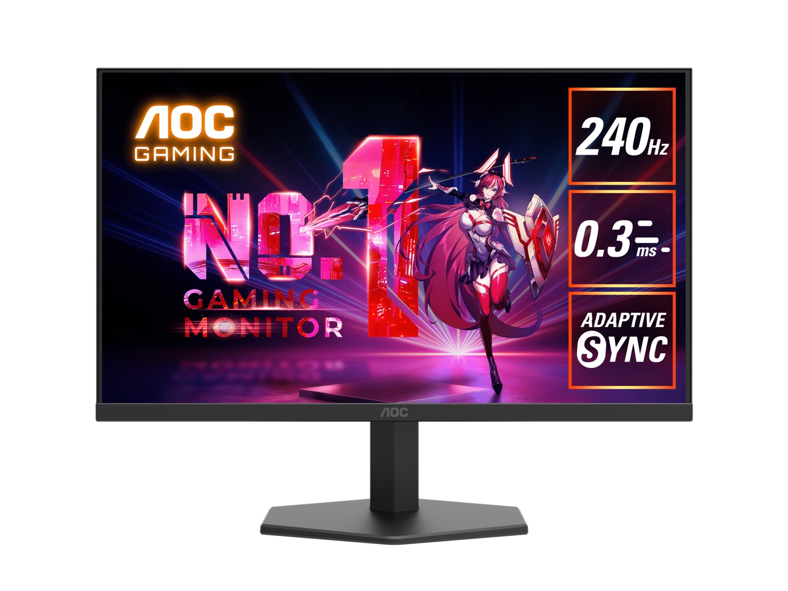 AOC 24-INCH FHD MONITOR FOR CRISP EVERYDAY COMPUTING