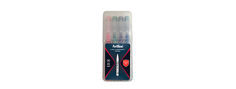 ARTLINE CALLIGRAPHY BRUSH PENS - ASSORTED COLOURS FOR ELEGANT WRITING