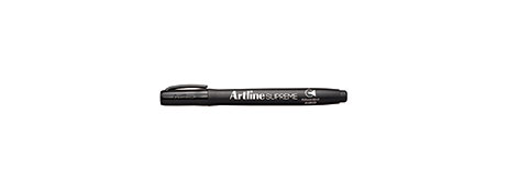 ARTLINE SUPREME PERMANENT MARKER - BLACK 1.0MM BULLET NIB