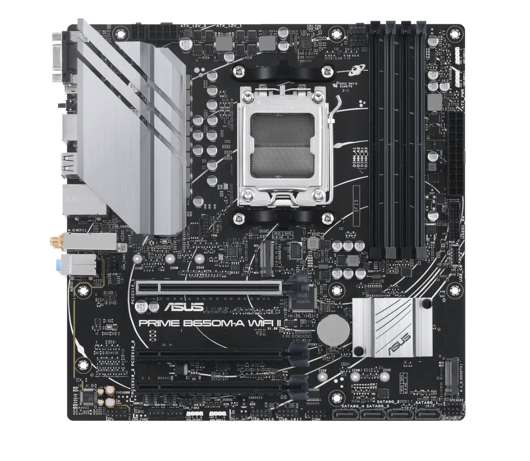 ASUS PRIME B650M-A WIFI II MOTHERBOARD FOR AM5 CPUS