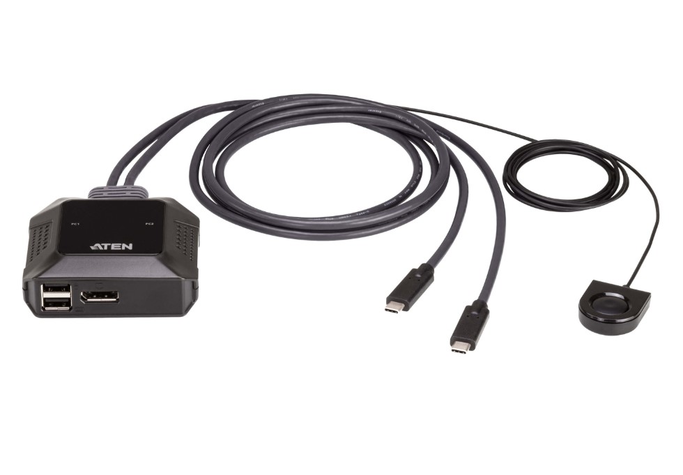 ATEN 2-PORT USB DVI KVM SWITCH WITH CABLES