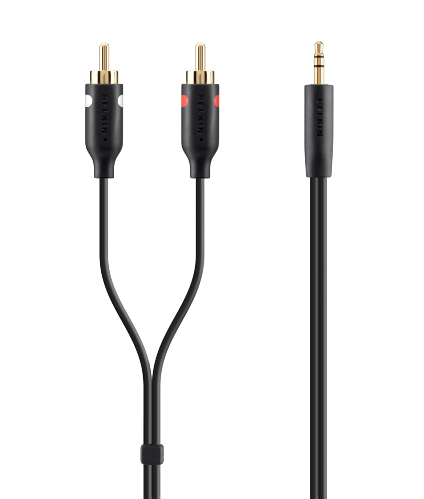 BELKIN 3.5MM TO RCA AUDIO CABLE FOR HOME THEATRE