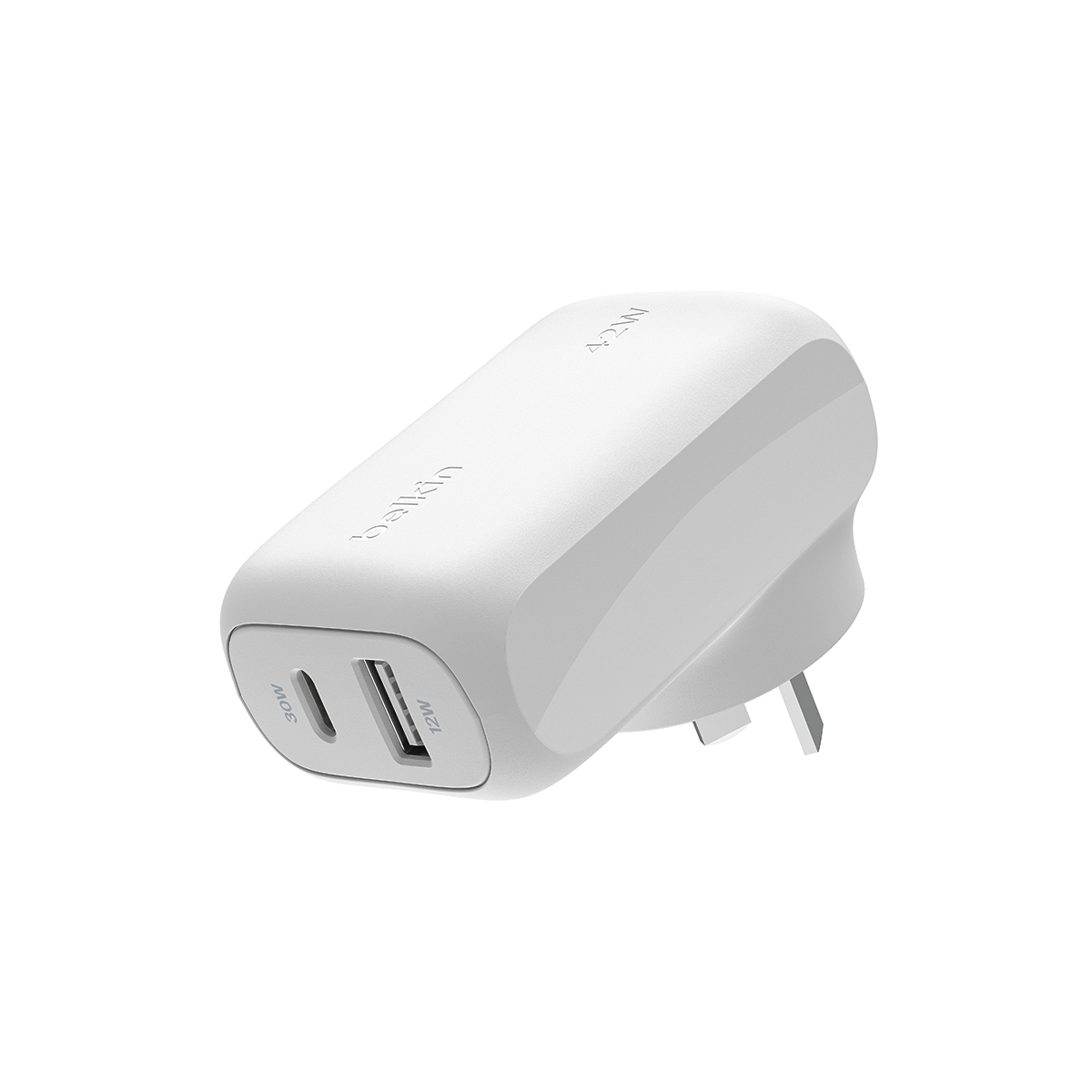 BELKIN 42W DUAL USB-C WALL CHARGER FOR FAST CHARGING