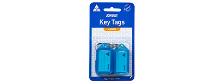 KEVRON DURABLE BLUE ID5 PLASTIC KEY TAGS FOR EASY IDENTIFICATION