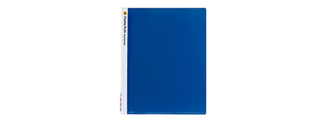 MARBIG BLUE NON-REFILLABLE DISPLAY BOOK - 20 POCKETS