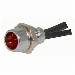UNSPECIFIED MANUFACTURER CLASSY CHROME INDICATOR LIGHT WITH BRIGHT 3MM RED LED