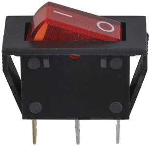 GENERIC/COMPONENT MANUFACTURER 240V 15A RED ILLUMINATED ROCKER SWITCH - APPLIANCE REPAIR