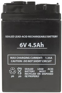 GENERIC/REPLACEMENT REPLACEMENT 6V SLA BATTERY FOR RECHARGEABLE FANS