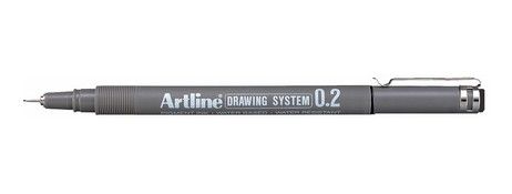 ARTLINE TECHNICAL DRAWING PEN 0.2MM BLACK - FADE PROOF INK