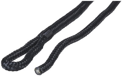 GENERIC MARINE DURABLE BLACK FENDER LINE WITH SPLICED LOOP FOR BOATS