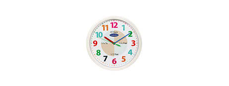 CARVEN ANALOGUE LEARNING CLOCK FOR KIDS - EASY TIME TELLING