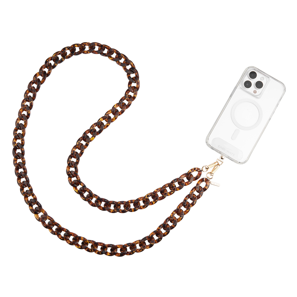 CASE-MATE UNIVERSAL TORTOISESHELL PHONE CROSSBODY CHAIN
