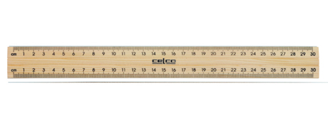 CELCO QUALITY WOODEN RULERS - METRIC & IMPERIAL OPTIONS
