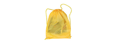 CELCO WATER RESISTANT WET DRAWSTRING BAG - YELLOW