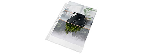 UNSPECIFIED MANUFACTURER PREMIUM A4 SHEET PROTECTORS - CLEAR, RECYCLED PLASTIC FILING