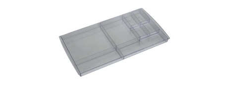 ESSELTE NOUVEAU CLEAR DRAWER TIDY FOR DESK ORGANIZATION