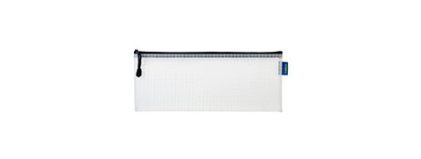 UNSPECIFIED MANUFACTURER DURABLE MESH DOCUMENT HOLDER BAG - CLEAR EXAM & OFFICE USE