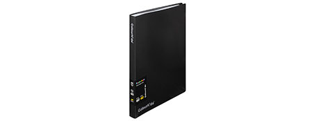COLOURHIDE A4 40 PAGE BLACK DISPLAY BOOK FOR OFFICE & SCHOOL