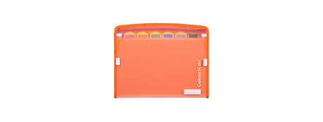 COLOURHIDE TANGERINE EXPANDING FILE FOR A4 DOCUMENTS