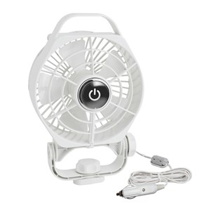 UNSPECIFIED MANUFACTURER COMPACT 2-SPEED TOUCH CONTROL DESK FAN WITH LOCKING MOUNT