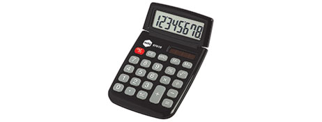 UNSPECIFIED MANUFACTURER COMPACT SOLAR POCKET CALCULATOR FOR EASY CALCULATIONS