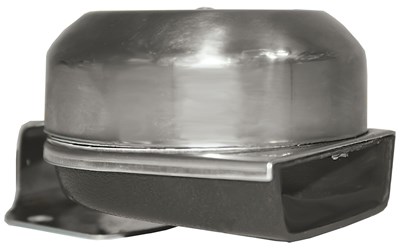 UNSPECIFIED MANUFACTURER COMPACT MARINE/VEHICLE GAUGE WITH STAINLESS STEEL TRIM