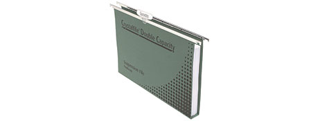 CRYSTALFILE GREEN FOOLSCAP SUSPENSION FILES - SMOOTH FILING SOLUTION
