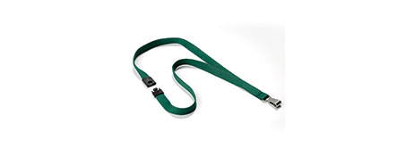 GENERIC/UNSPECIFIED DARK GREEN SAFETY LANYARD WITH SECURE SNAP HOOK