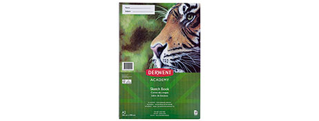 DERWENT ACADEMY DERWENT A2 SKETCH BOOK 120GSM ACID-FREE PAPER 20 SHEETS