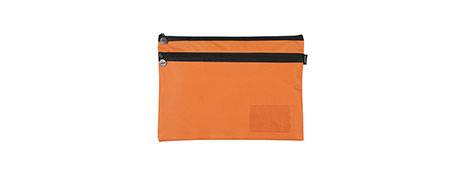 CELCO BRIGHT ORANGE POLYESTER PENCIL CASE FOR STUDENTS