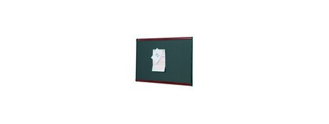 UNSPECIFIED MANUFACTURER DIAMOND MESH FABRIC BULLETIN BOARD 1200X900MM MAHOGANY